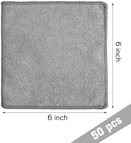 Tanlade 50 Pcs Dry Erase Cloth, 6 X 6 Inch - Image 2