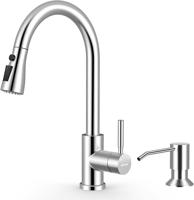 WEWE Pull-Down Kitchen Faucet by WEWE