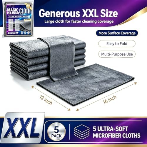 10 Pack XXL Genie Cloth Magic Cloth, Genie Magic Cleaning Cloths - Image 4
