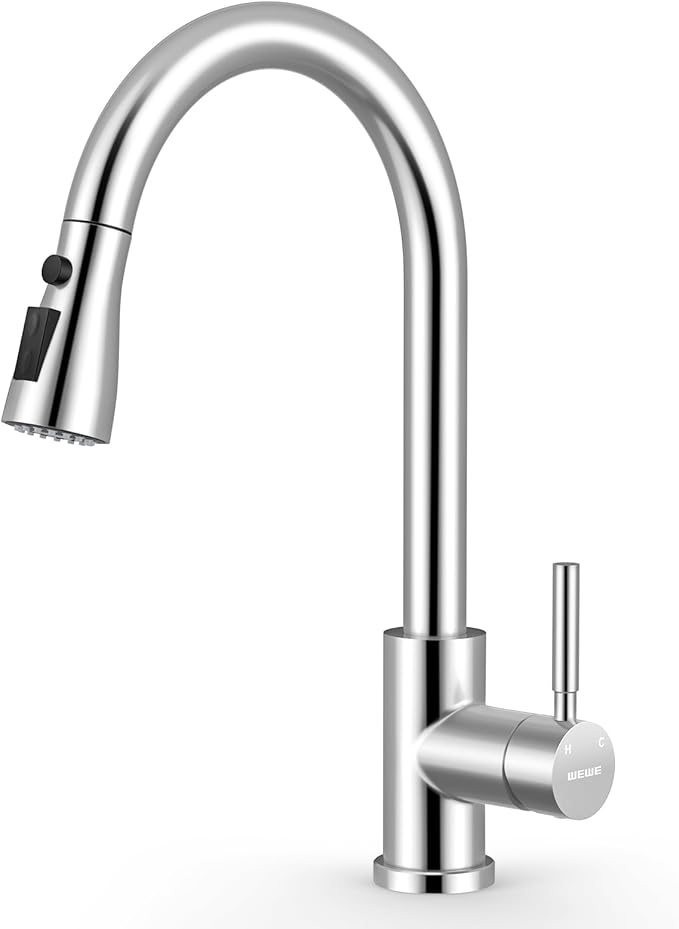 WEWE Pull-Down Kitchen Faucet by WEWE