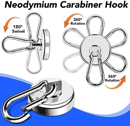 LOVIMAG Magnetic Hooks 70 LBS Strong Magnets Cruise 6Pack Magnet - Image 5