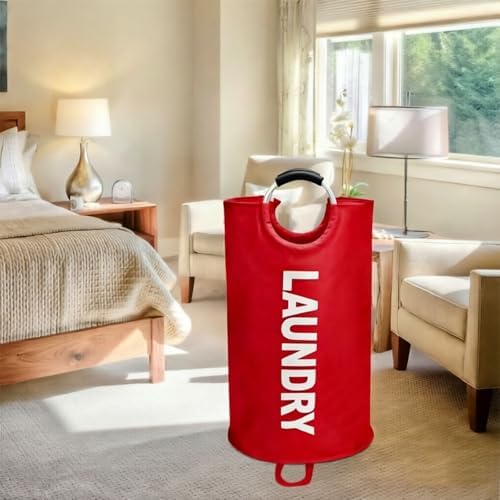 Maxsilan 125L X-Large Laundry Basket Bag, Collapsible Tall Hamper - Image 7