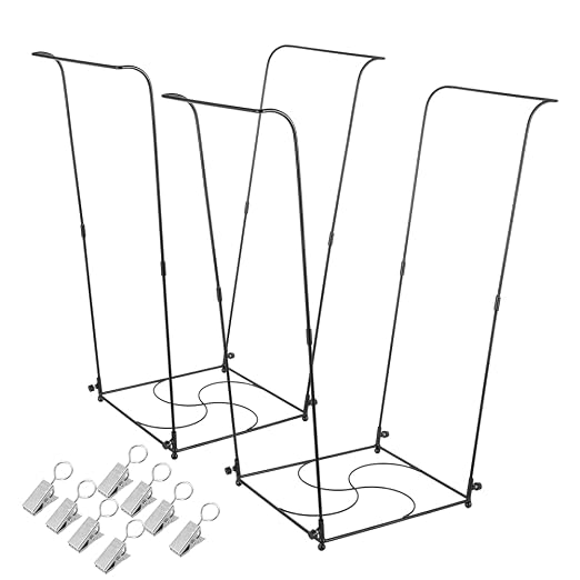 Stargarden 2 Pack Trash Bag Holder, Metal Garbage Bag Holder | Leaf Bag Holder by Stargarden