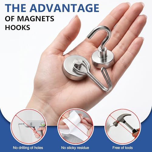 Magnetic Hooks, 2026 Cruise Cabin Ship Essentials Heavy Duty Strong Magnets - Image 6