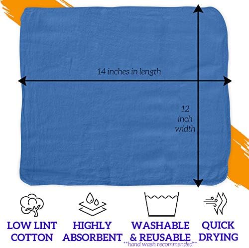 GREEN LIFESTYLE Shop Towels 12" x 14" 600 Pack - Image 2