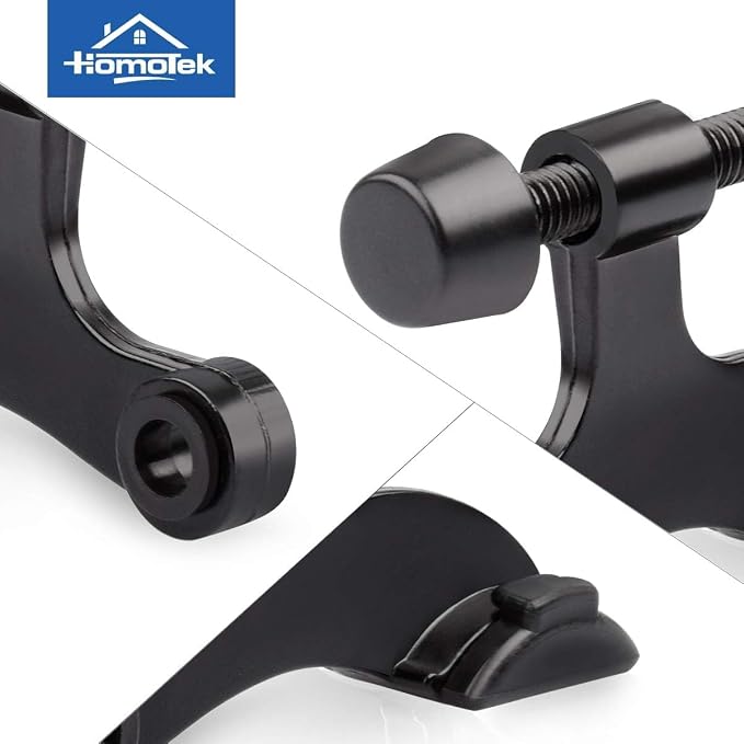 HOMOTEK 48 Pack Hinge Pin Black Door Stopper, Adjustable Deluxe Heavy Duty Door - Image 6