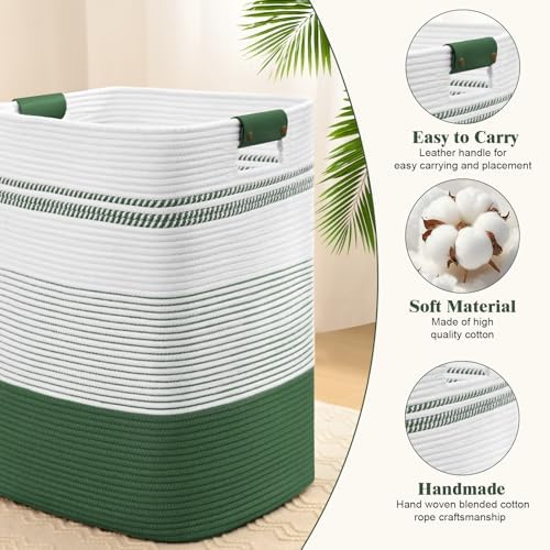 Laundry Hamper, 85L Tall Laundry Basket - Image 6