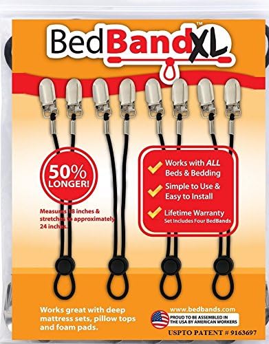 Bed Bandxl. Not Made in China. USA Worker Assembled. 50% Longer. Smooth Sheets - Image 2