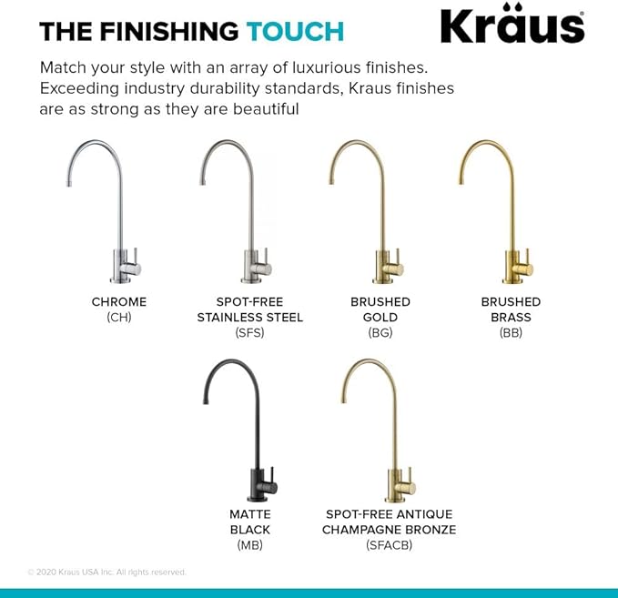 KRAUS Purita 100% Lead-Free Kitchen Water Filter Faucet in Spot Free Stainless - Image 8