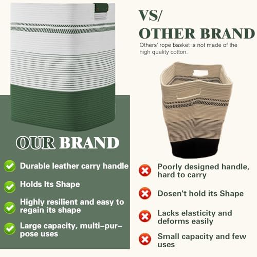 Laundry Hamper, 95L Tall Laundry Basket - Image 5