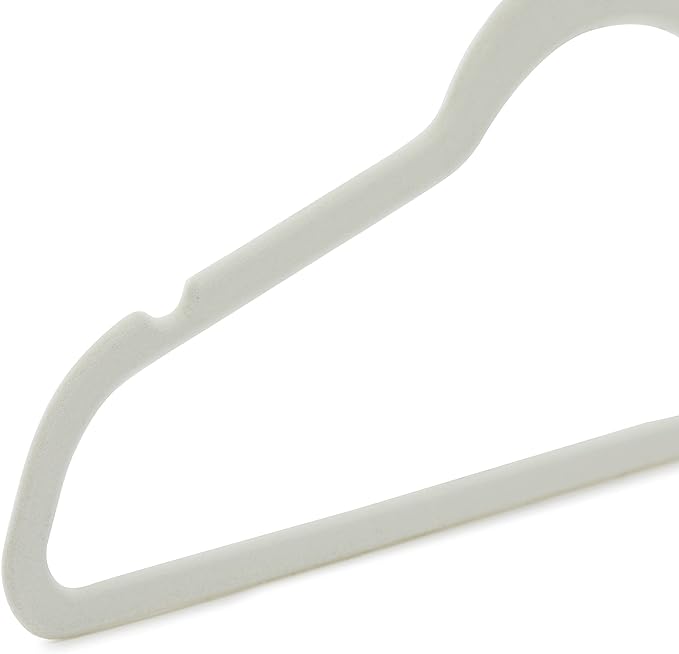 Amazon Basics Slim Velvet Non-Slip Space Saving Suit Clothes Hangers, Closet - Image 4