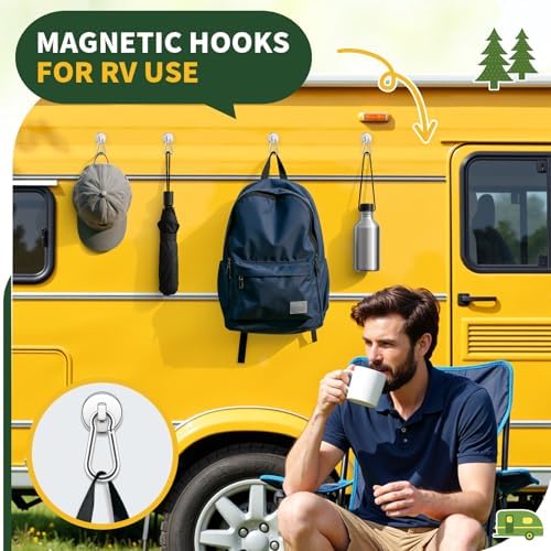 Grtard 4 Pack Magnetic Hooks - Image 2