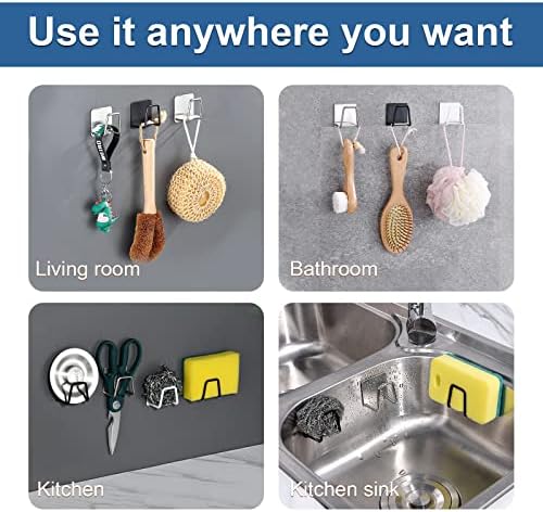 Sponge Holder for Kitchen Sink Caddy, Strong Adhesive Sponge Holder for Sink - Image 5