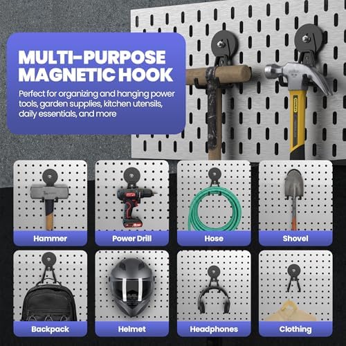 Strong Magnetic Hooks Heavy Duty Large Magnet Hooks Heavy Duty Storage Utility - Image 5
