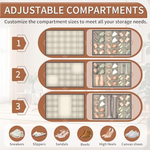 Foyego Shoe Organizer for Closet, - Image 5