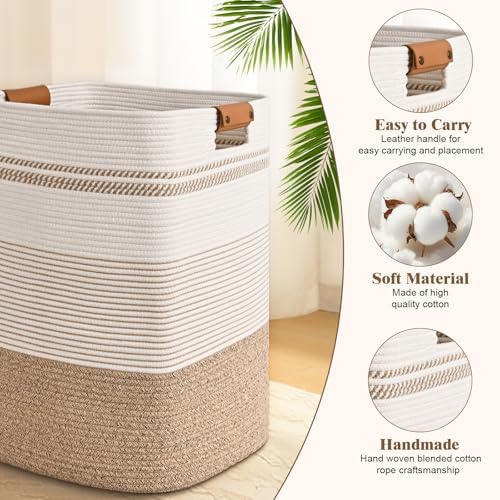 Laundry Hamper, 85L Tall Laundry Basket - Image 6