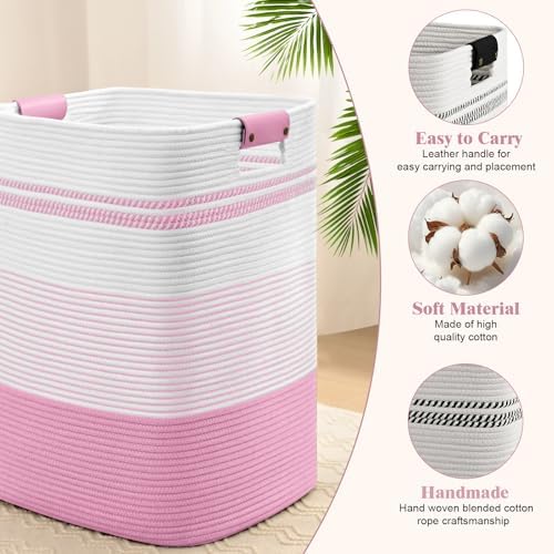 Laundry Hamper, 85L Tall Laundry Basket - Image 5