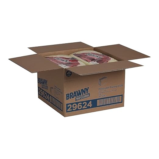 Georgia-Pacific Brawny Yellow Quarter-Fold Disposable Dusting Cloth by GP PRO - Image 5
