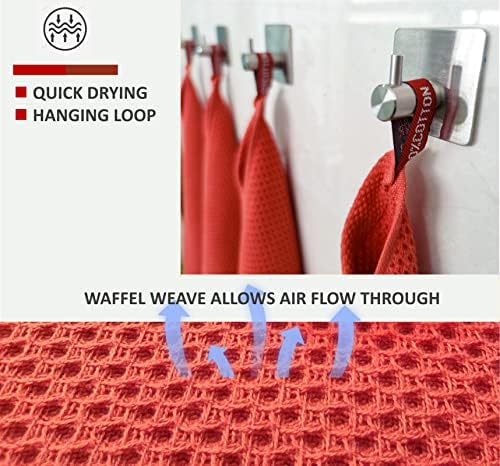 Kitchen Towels 100% Cotton Waffle Weave Dish Towel - Image 4