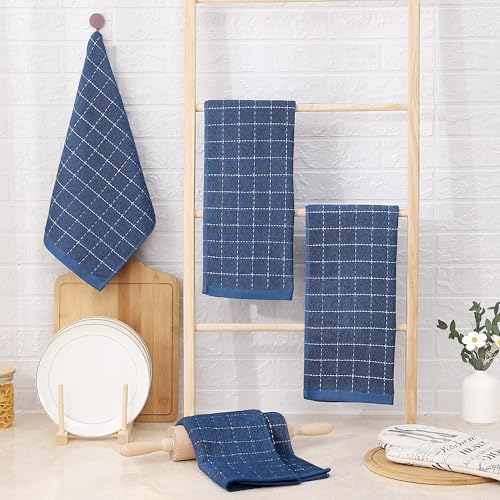Homaxy 100% Cotton Terry Bulk Kitchen Towels, 15 Pack - Image 6