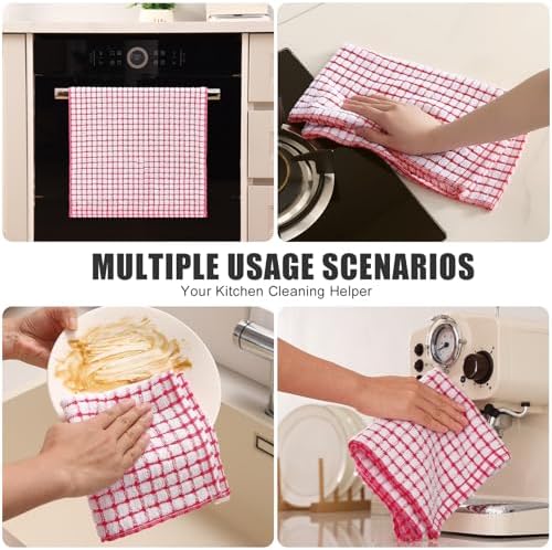 Mordimy Premium Cotton Kitchen Towels 16"x 25", 6 Pack - Image 5