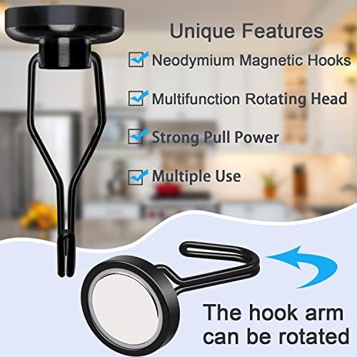 110 LBS Magnetic Hooks Heavy Duty - Image 4