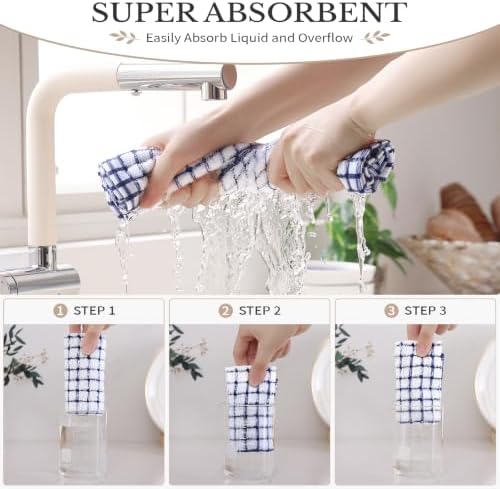 Homaxy 16 Pack Terry Kitchen Dish Cloths - Image 4