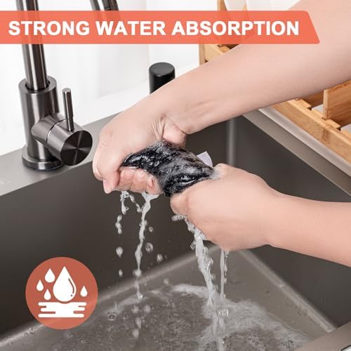 Kitchen Towels 6-Pack Kitchen Dish Cloths, 100% Cotton, 12x12 In - Image 4