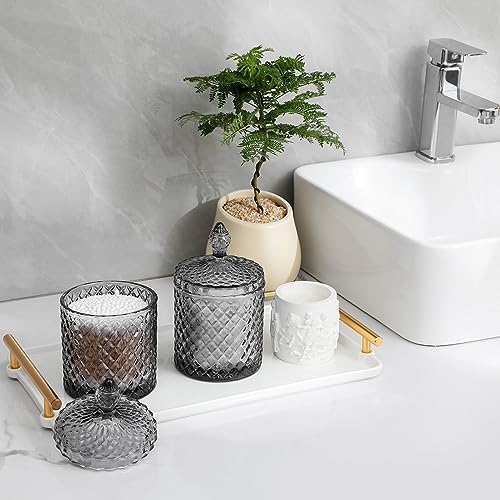 2 Pack Qtip Holder Apothecary Jars - Image 2