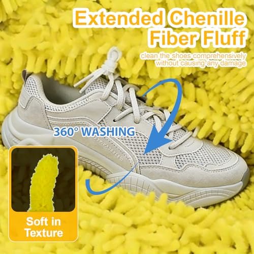 Shoe Washing Machine Bag, Reusable Sneaker Laundry Bag, 2 Pack White - Image 2