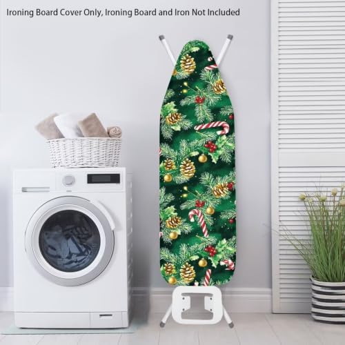 Flashideas Green Christmas Tree Ironing Board Cover and Pad 15x54 Inch Standard - Image 3