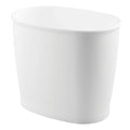 iDesign Slim Plastic Bathroom Trash Can, by iDesign