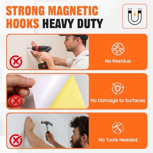 E BAVITE Magnetic Hooks 8 PCS 150lb Magnet Hook Cruise Cabins - Image 3
