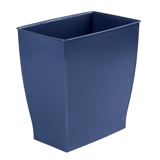 iDesign Small Plastic Bathroom Trash Can, - Image 8