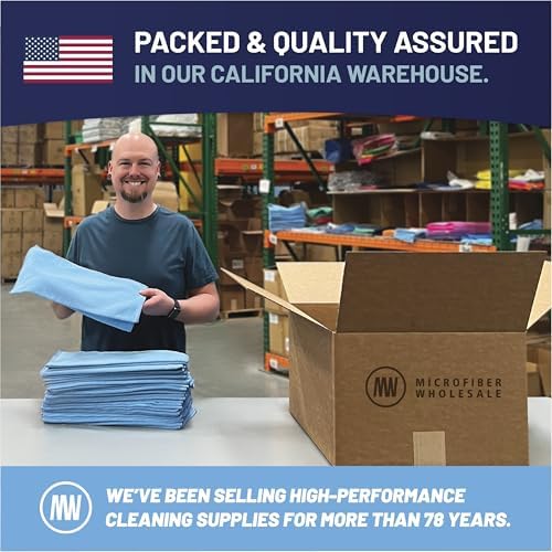 Microfiber Wholesale MW Pro 16x16 Commercial Cleaning Rags - Image 7