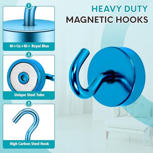 Neosmuk Magnetic Hooks Steel Tube Design - Image 4