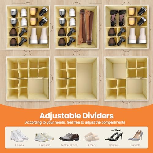 Foyego Shoe Organizer for Closet, Shoe Storage - Image 6