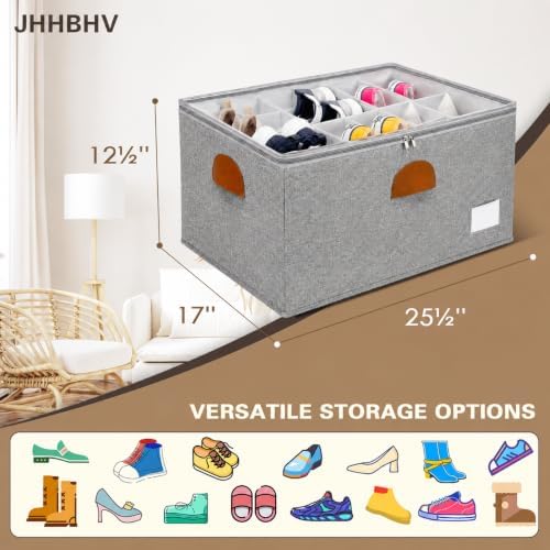 2 Pack Shoe Organizer for Closet - Image 2