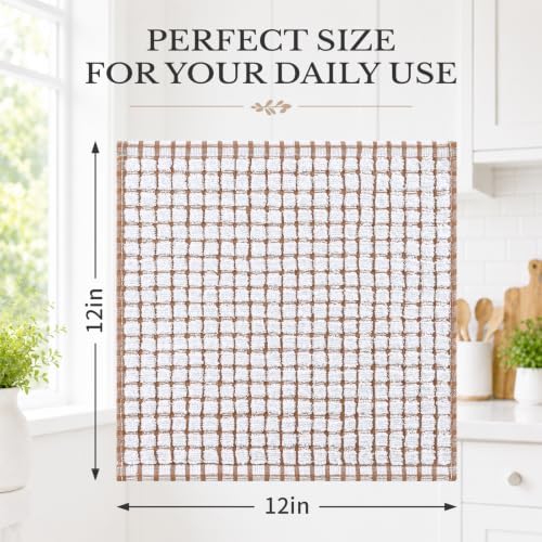 Homaxy 8 Pack Terry Kitchen Dish Cloths - Image 3