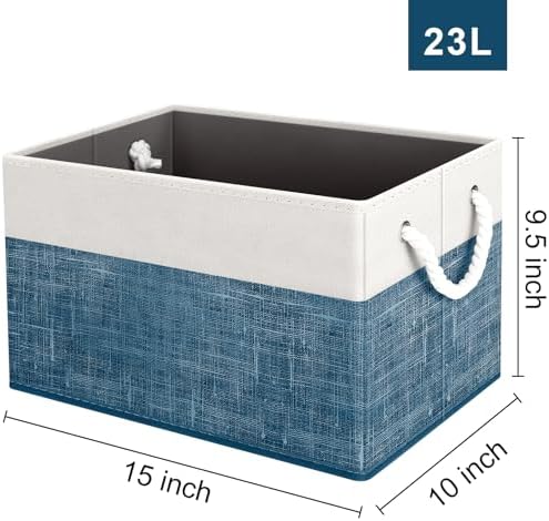 Fab totes Storage Bins 4-Pack, Foldable Storage Baskets - Image 2