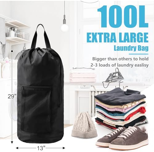 Laundry Bag Backpack, Olosar Extra Large Travel Laundry Bag - Image 3