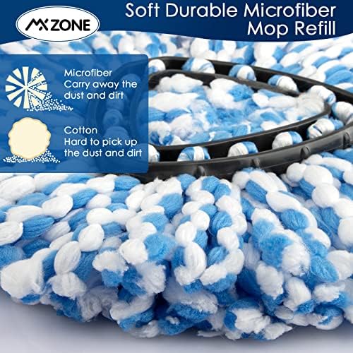 Spin Mop Replacement Heads for O-Cedar RinseClean 2-Tank, Microfiber 2-Pack - Image 4