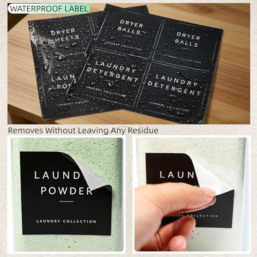 3+2 Pack Laundry Pods Containers & Dryer Sheet Holder & Laundry Detergent - Image 7