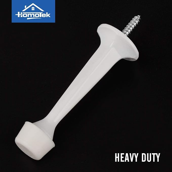 HOMOTEK 6 Pack Heavy Duty Solid Rigid Door Stop - Image 5