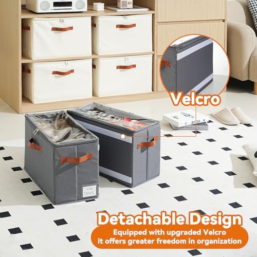 Shoe Organizer for Closet, Fits 16 Pairs, 2 Pack - Image 3
