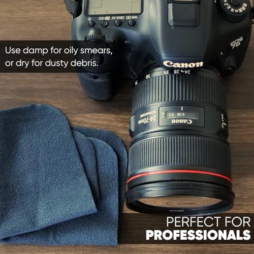 Premium Lens Glasses Cleaning Cloth by Microfiber Wholesale | Black | 6”x6” | - Image 5