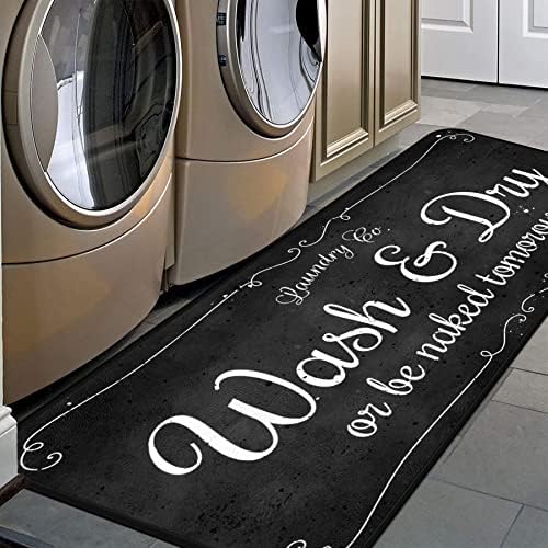 Laundry Room Long Mat Area Rug Non-Slip Floor Mat Waterproof Farmhouse Carpet by Unknown