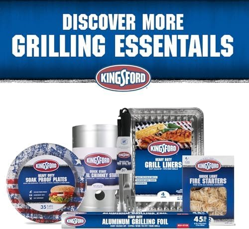 Kingsford Heavy Duty Non-Stick Grilling Aluminum Foil Roll, 45 Sq Ft, 12-Pk | - Image 9