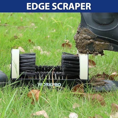 WORKPRO 2 Pack Extra Wide Boot Cleaner, Shoe Brush Scraper Scrubber Outdoor - Image 5