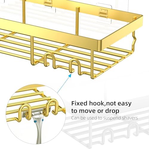 Moforoco 3-Pack Shower Caddy Basket Shelf - Image 5